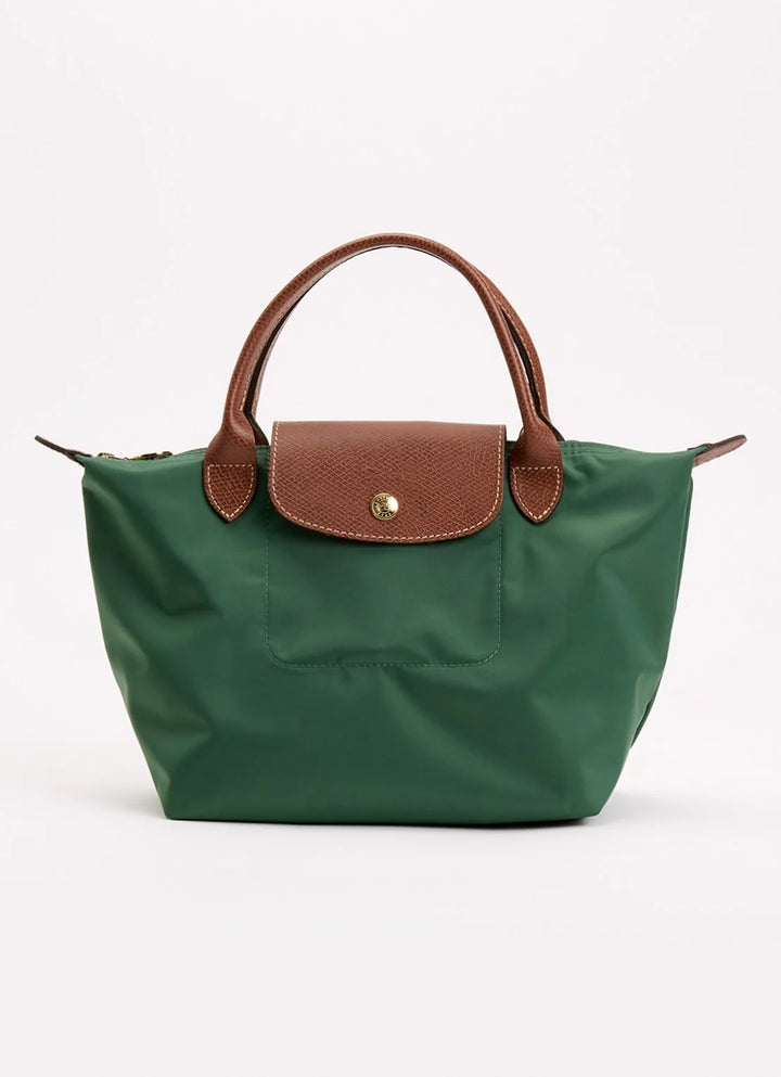 Longchamp Le Pliage Original handtas S met leren details