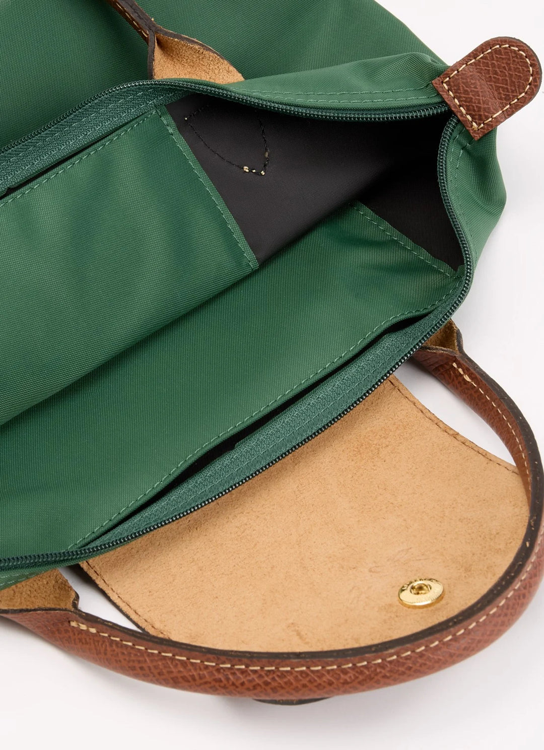 Longchamp Le Pliage Original handtas S met leren details