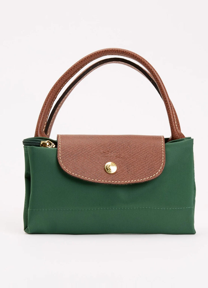 Longchamp Le Pliage Original handtas S met leren details