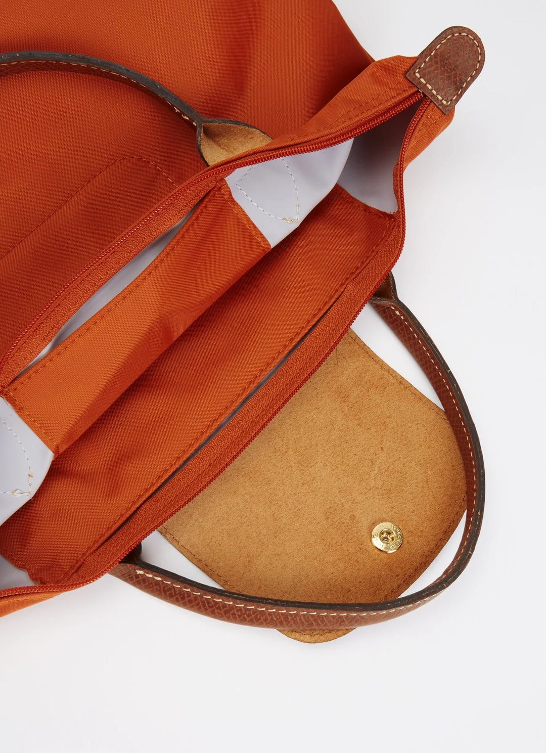 Longchamp Le Pliage Original handtas S met leren details