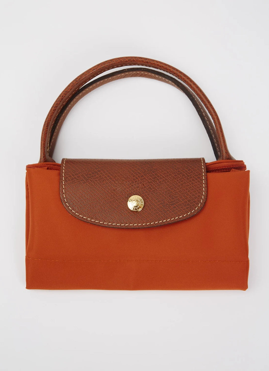 Longchamp Le Pliage Original handtas S met leren details