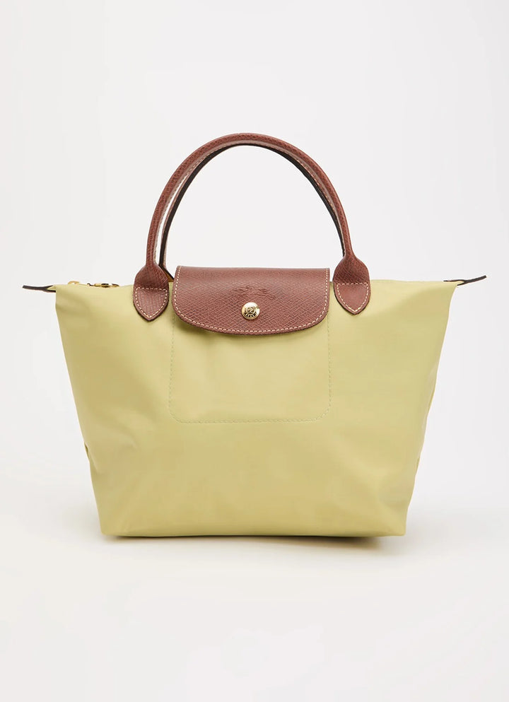 Longchamp Le Pliage Original handtas S met leren details