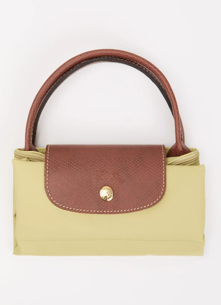 Longchamp Le Pliage Original handtas S met leren details