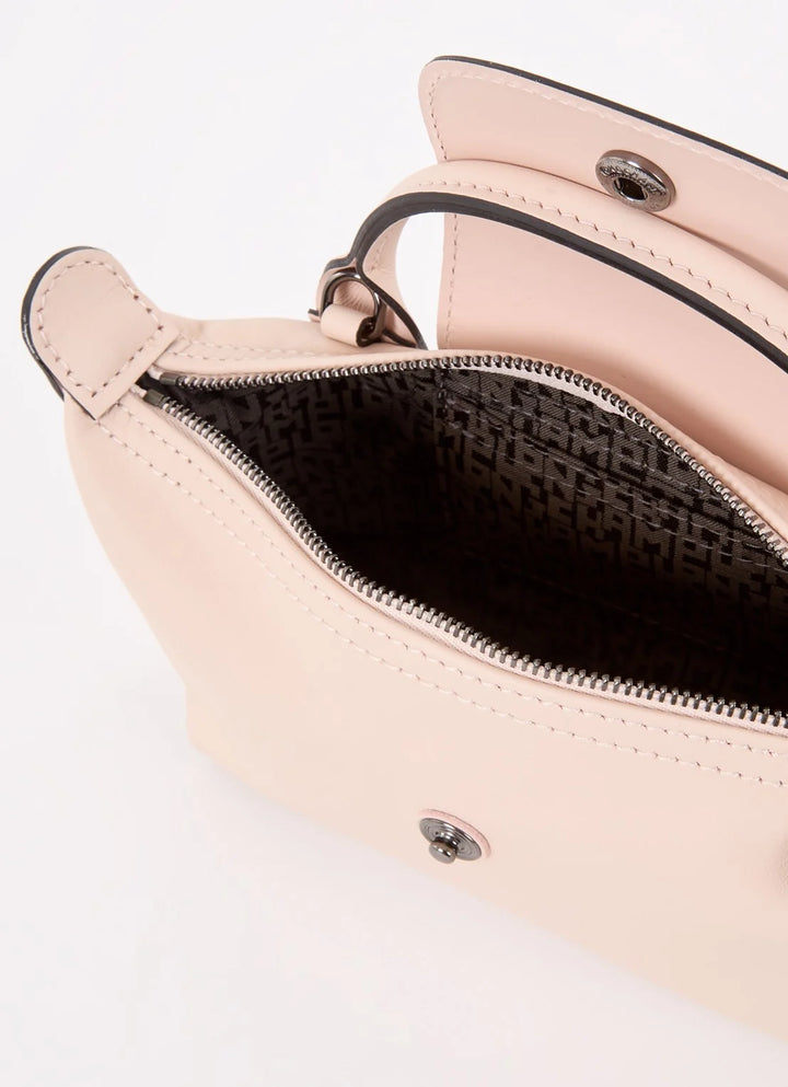 Longchamp Le Pliage Xtra handtas XS van leer met afneembare schouderriem