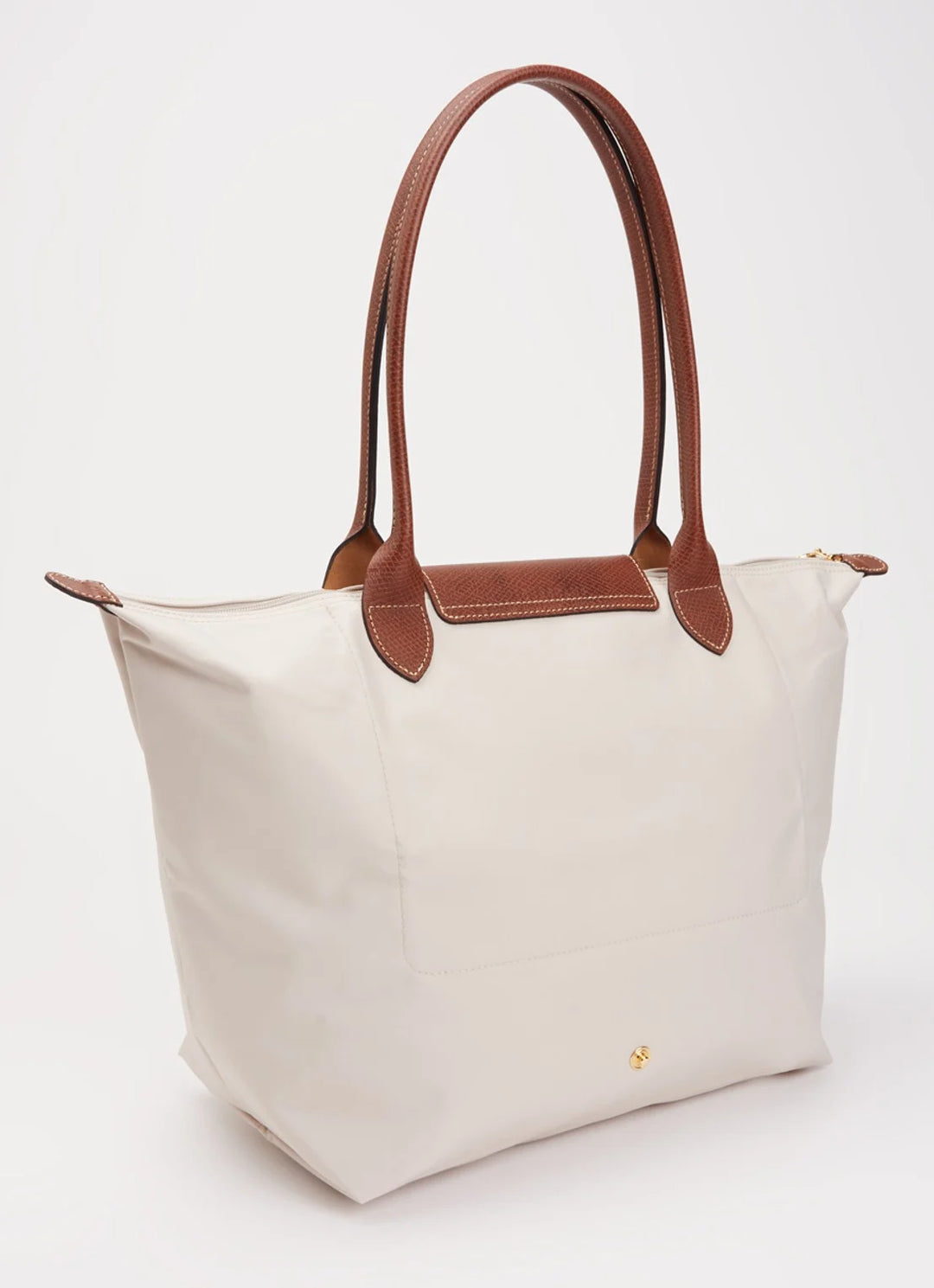 Longchamp Le Pliage Original schoudertas L met leren details