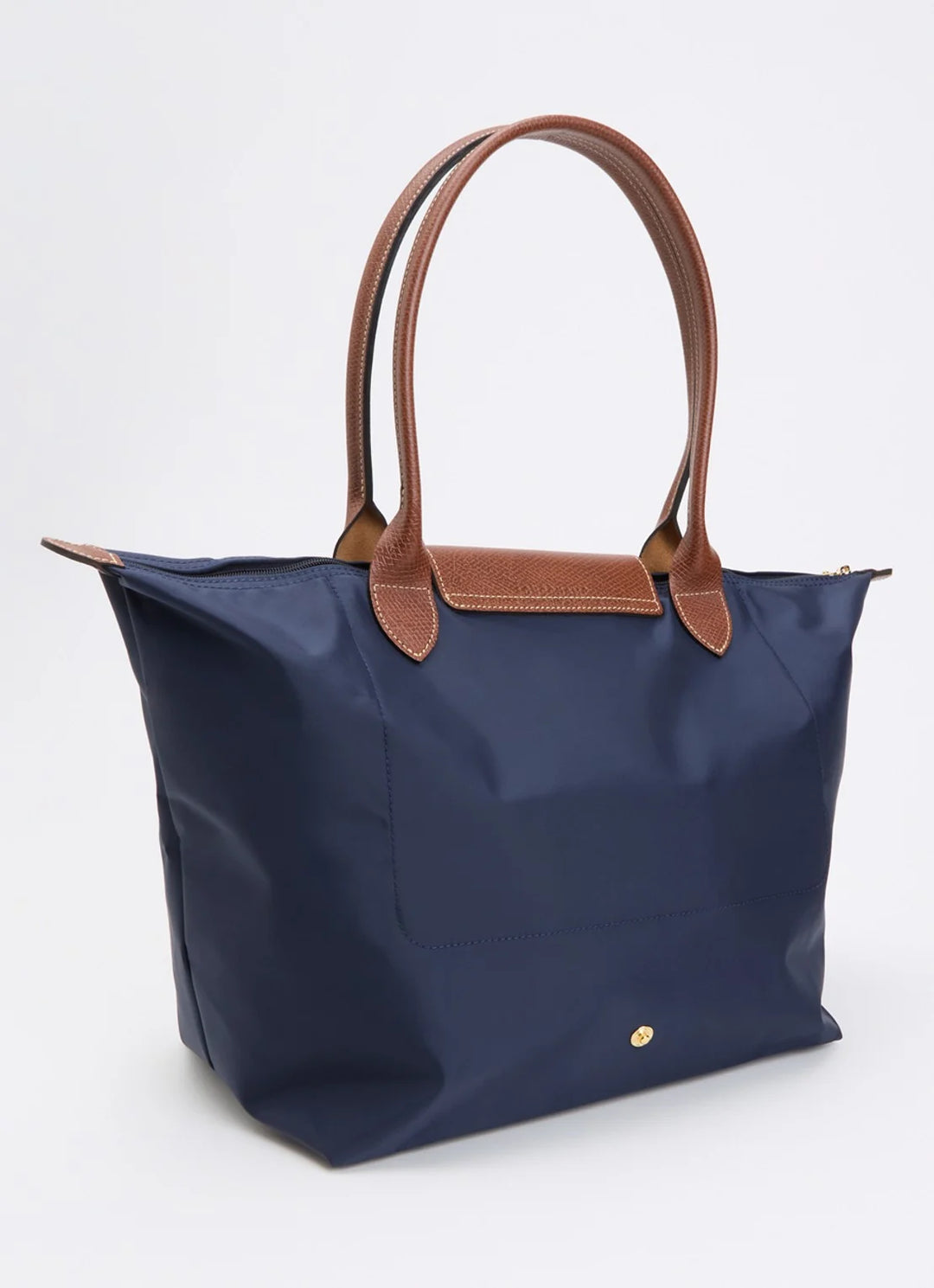 Longchamp Le Pliage Original schoudertas L met leren details