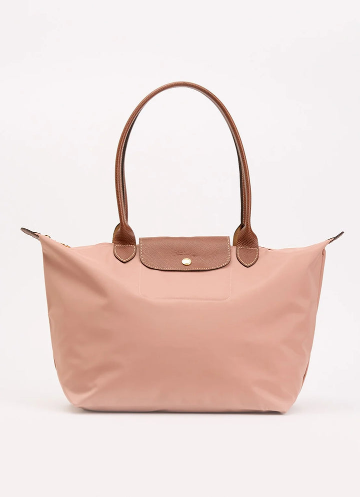 Longchamp Le Pliage Original schoudertas L met leren details