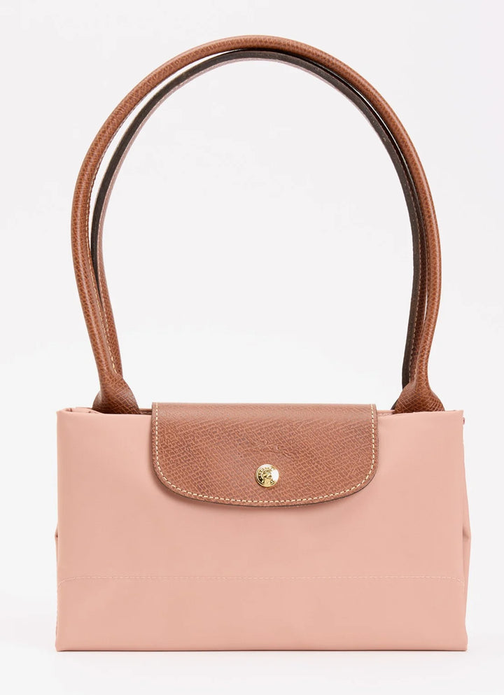 Longchamp Le Pliage Original schoudertas L met leren details