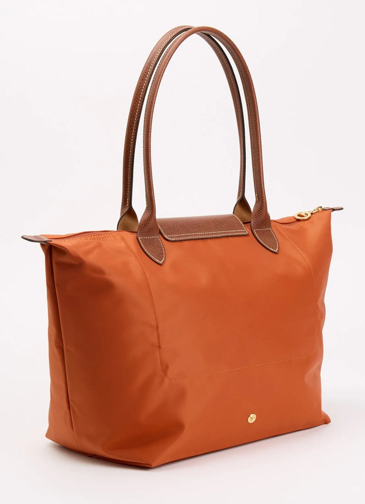 Longchamp Le Pliage Original schoudertas L met leren details