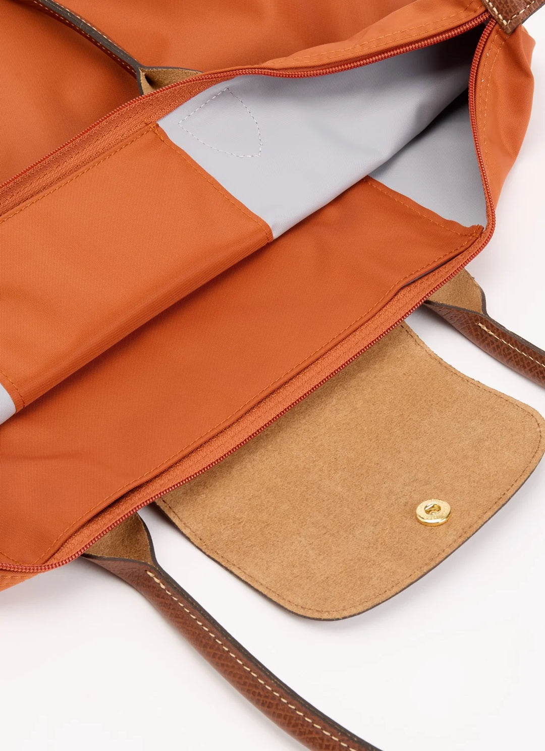 Longchamp Le Pliage Original schoudertas L met leren details