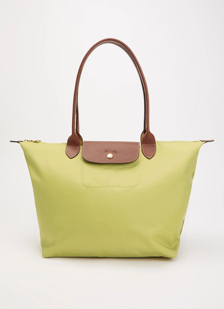 Longchamp Le Pliage Original schoudertas L met leren details