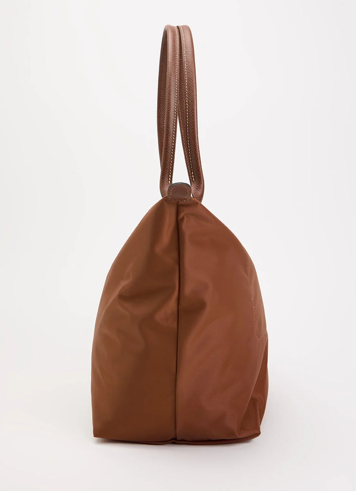 Longchamp Le Pliage Original schoudertas L met leren details