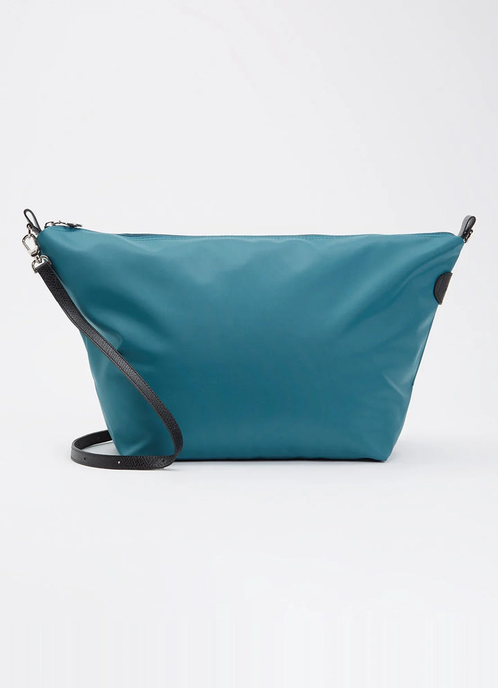 Longchamp Le Slouchy schoudertas schoudertas M met leren details