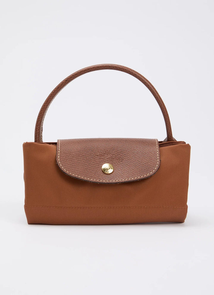 Longchamp Le Pliage Original handtas S met leren details
