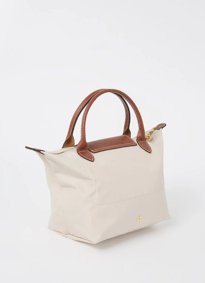 Longchamp Le Pliage Original handtas S met leren details