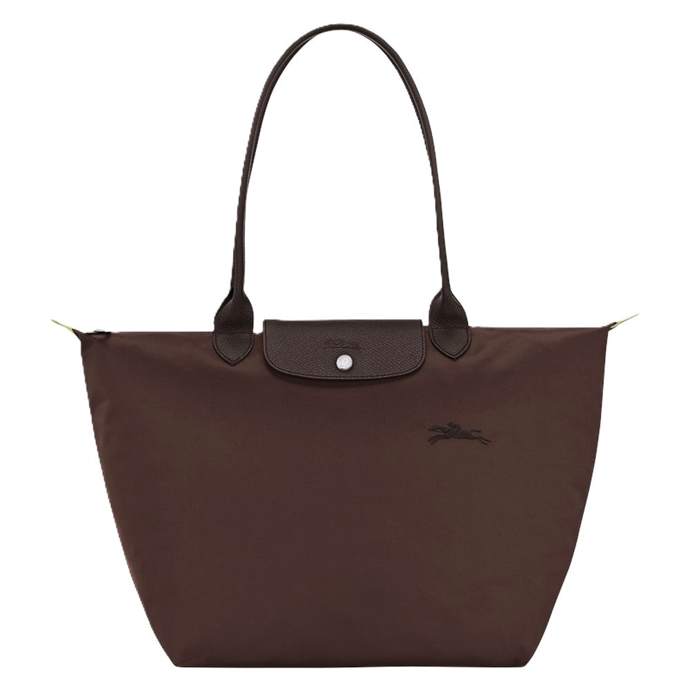 Longchamp Le Pliage Green Medium Shoulder Tote Bag