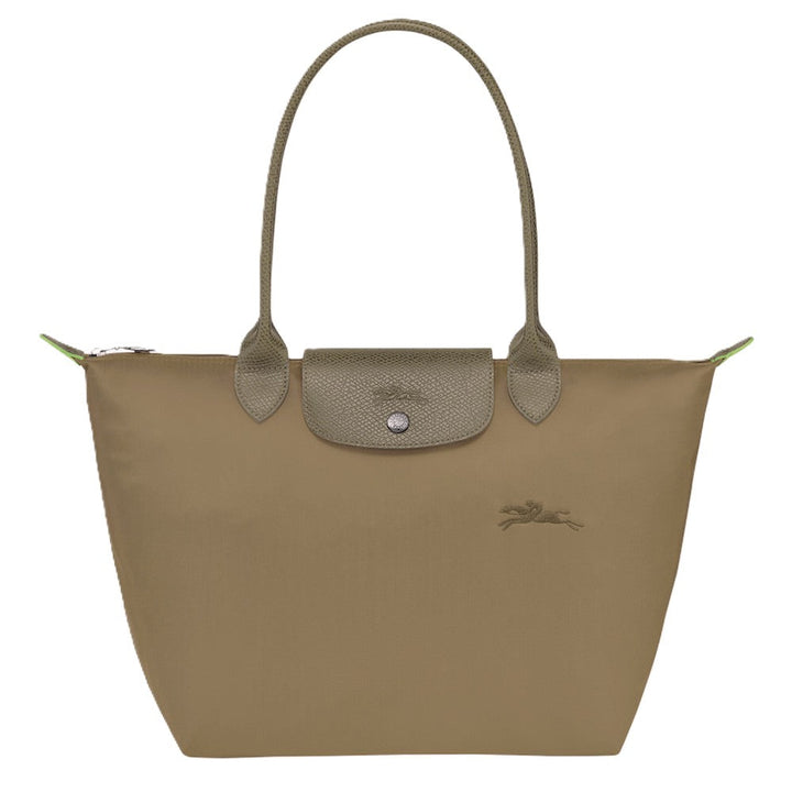 Longchamp Le Pliage Green Medium Shoulder Tote Bag
